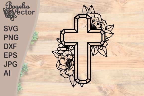 Floral Cross: A Thoughtful Embroidery Design for Meaningful Makes