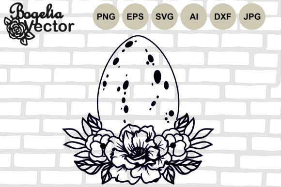 Floral Easter Egg