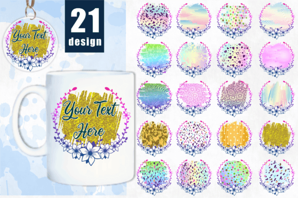 Floral Frames Backgrounds Svg Bundle