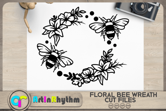Floral Wreath, Floral Animals