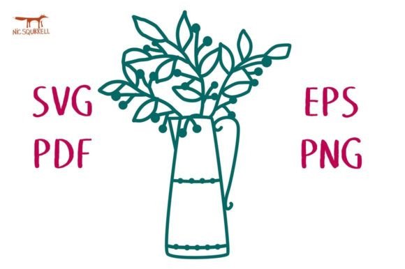 Garden Bouquet SVG Cut File