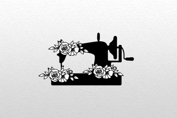 Sewing Floral Flower Machine SVG