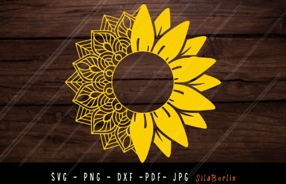 Sunflower Mandala Print