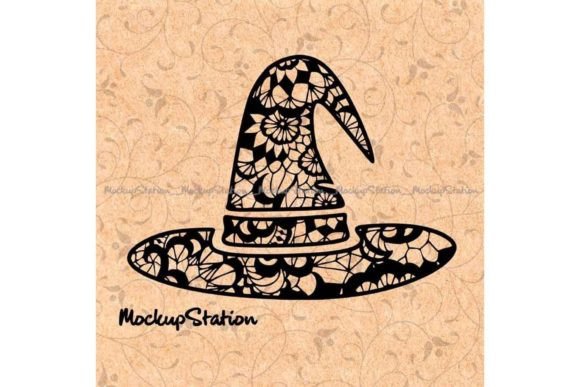 Witch Hat Halloween SVG Wizard Hat DXF