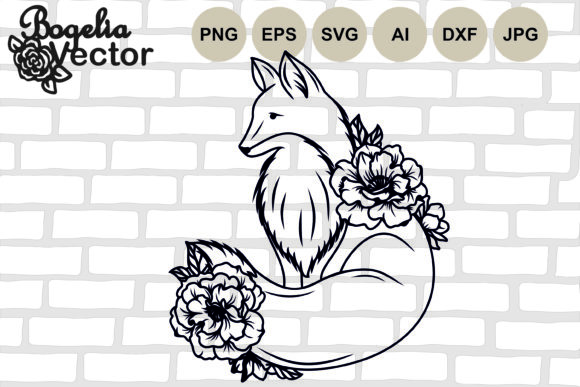 Woodland Animals Floral Fox